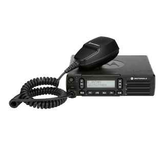 Motorola XPR 2500 front display offering reliable mobile communication solutions.